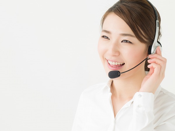 ヘッドセット笑顔